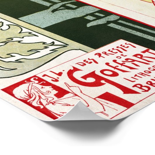 Absinthe Robette - Vintages französisches Werbepla Poster (Ecke)