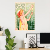 Absinthe Robette Von Alphonse Mucha Vintage Poster (Heimbüro)