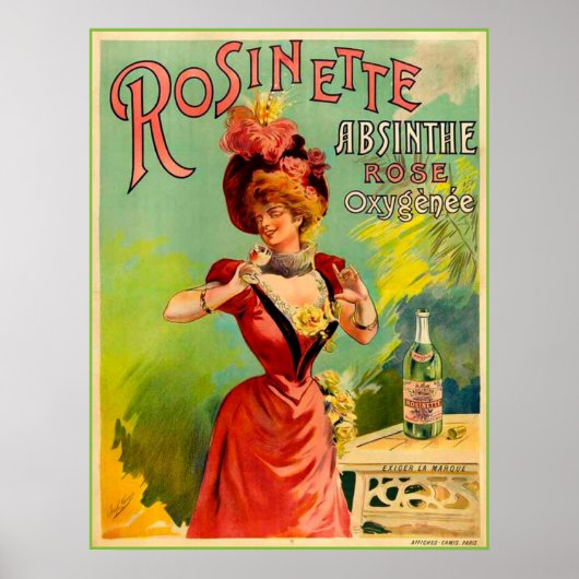 Absinthe Rosinette Poster (Vorne)