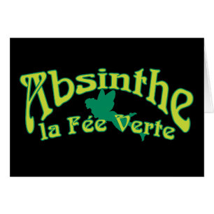 Absinthe Text La Fee Verte