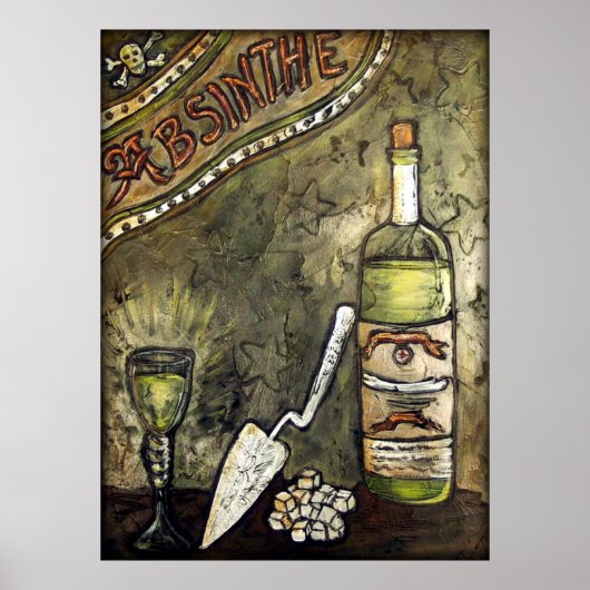 Absinthe ~ The Green Fairy Poster (Vorne)
