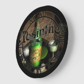 Absinthe Tray Große Wanduhr (Winkel)