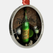 Absinthe Tray Still Life Ornament Aus Metall (Rechts)