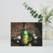 Absinthe Tray Still Life Postkarte (Stehend Vorderseite)