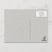 Absinthe Tulips Mandala Postkarte (Rückseite)