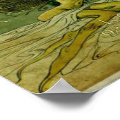 Absinthe Vintag Green Fairy Poster (Ecke)