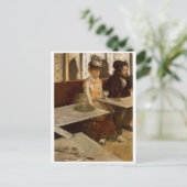 Absinthe von Degas Postcard Postkarte (Stehend Vorderseite)