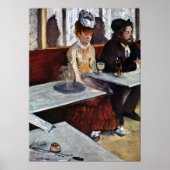 Absinthe von Edgar Degas Poster (Vorne)