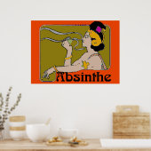 Absinthe Woman Poster (Küche)