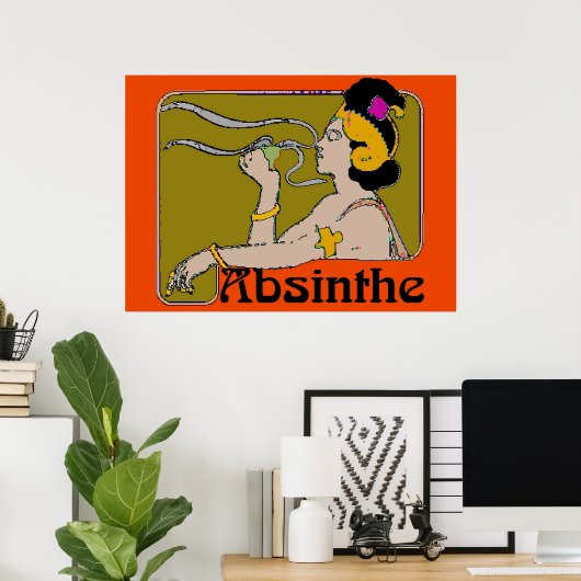 Absinthe Woman Poster (Heimbüro)