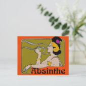 Absinthe Woman Postkarte (Stehend Vorderseite)