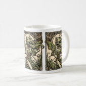Absinthefee Kaffeetasse (VorderseiteRechts)