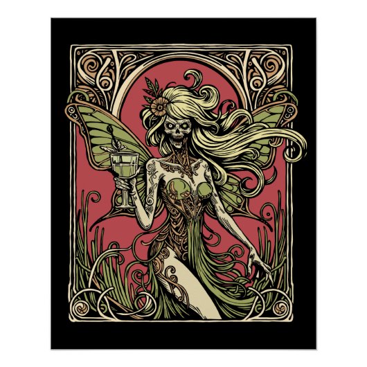 Absinthefee Poster (Vorderseite)