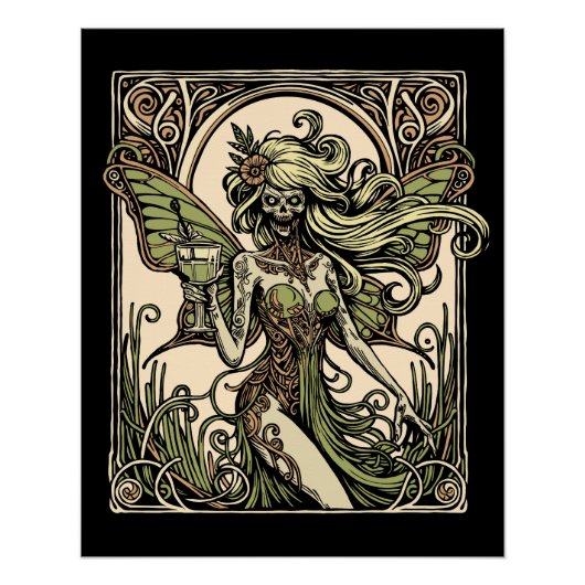 Absinthefee Poster (Vorderseite)