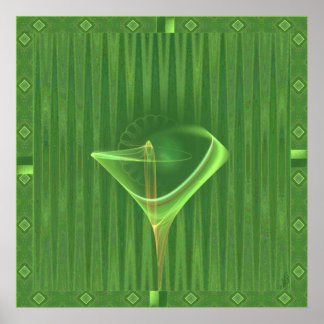 Absinthini Fee Martini Kunst Poster