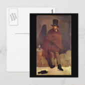 Absinthmuer Manet, Edouard Postkarte (Vorne/Hinten)