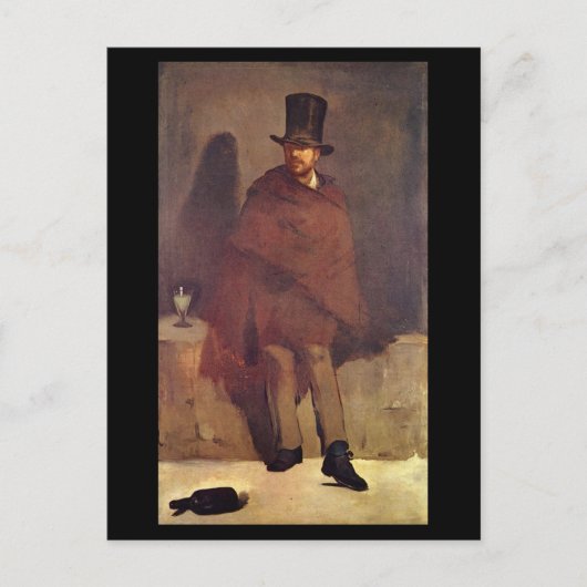 Absinthmuer Manet, Edouard Postkarte (Vorderseite)