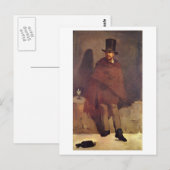Absinthmuer Manet, Edouard Postkarte (Vorne/Hinten)