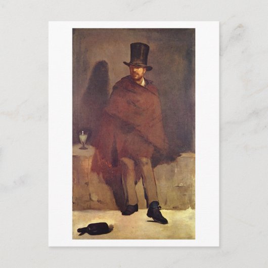Absinthmuer Manet, Edouard Postkarte (Vorderseite)