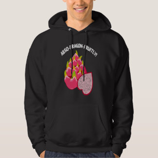 Absodragonfruitly Dragon Fruit Pun Vegan Hoodie