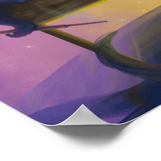 Absolem der blauen Katapillar Poster (Ecke)