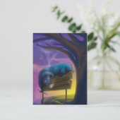 Absolem der blauen Katapillar Postkarte (Stehend Vorderseite)