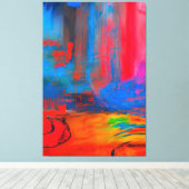 Absolut Atemberaubende Abstrakte Malerei Leinwanddruck (Insitu (Holzboden))