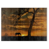Absolut Atemberaubendes Pferdezuschnitt Schneidebrett (Vorderseite)
