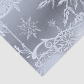 Absolut atemberaubendes Schneeflockendesign Seidenpapier (Ausschnitt)