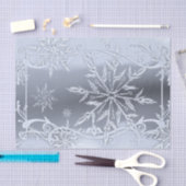 Absolut atemberaubendes Schneeflockendesign Seidenpapier (Handwerk)