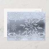 Absolut Atemberaubendes Snowflakdesign Postkarte (Vorne/Hinten)