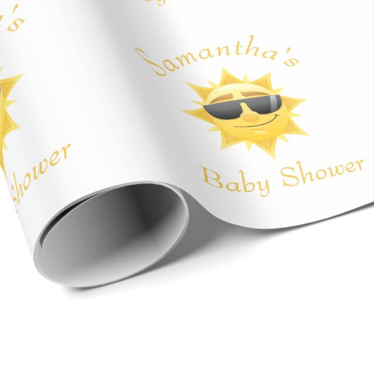 Absolut attraktives Baby Wrapping Paper Geschenkpapier (Rolleneckpunkt)