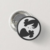 Absolut bekloppt button (Vorne & Hinten)