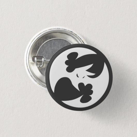 Absolut bekloppt button (Vorne & Hinten)