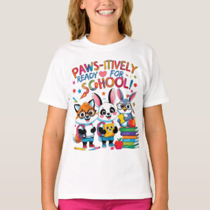 Absolut bereit für die Schule mit Pfoten! T-Shirt