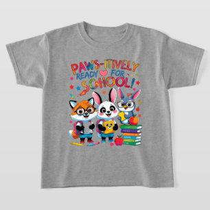 Absolut bereit für die Schule mit Pfoten! T-Shirt