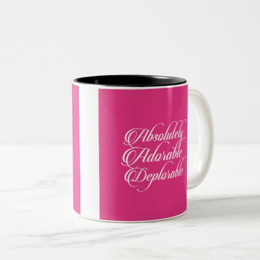 Absolut bewundernswerte bedauernswerte Tasse (VorderseiteRechts)