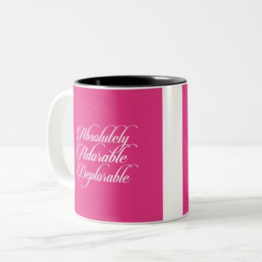 Absolut bewundernswerte bedauernswerte Tasse (Vorderseite Links)