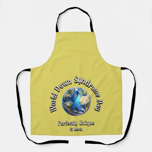 Absolut einzigartig. Welt-Down-Syndrom-Tag. Schürze (Vorderseite)