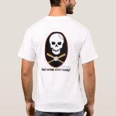 Absolut ernst über Baseball T-Shirt (Rückseite)