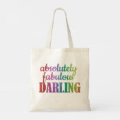 Absolut fabelhafte Darling Tote Bag | Fun Zitat Tragetasche (Rückseite)