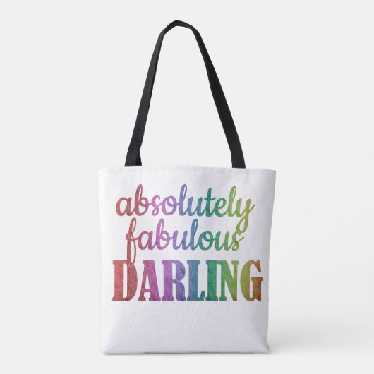 ABSOLUT FABULOUS DARLING - FABULOUS - DARLING - TASCHE (Rückseite)