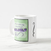 Absolut! Kaffee-Tasse Inspirational Kaffeetasse (Vorderseite Links)
