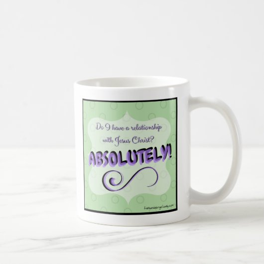 Absolut! Kaffee-Tasse Inspirational Kaffeetasse (Rechts)