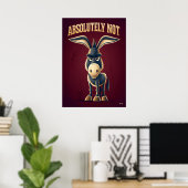 Absolut Nicht Esel – Lustige Cartoon-Figur Poster (Heimbüro)