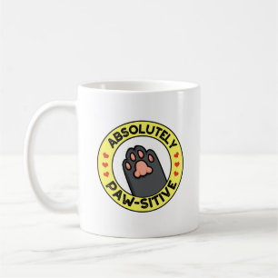 Absolut pawsitive Funny Paw Puff Kaffeetasse