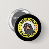 Absolut pawsiv Funny Pad Dark BG Button (Vorne & Hinten)