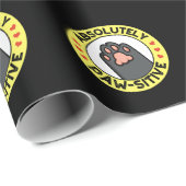 Absolut pawsiv Funny Pad Dark BG Geschenkpapier (Rolleneckpunkt)
