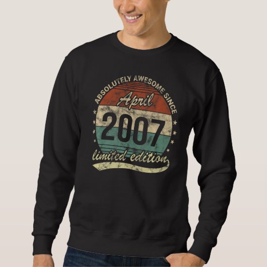 Absolut Phantastisch seit April 2007 Sweatshirt (Vorderseite)