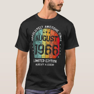 Absolut Phantastisch seit August 1966 Mann Frau Bi T-Shirt